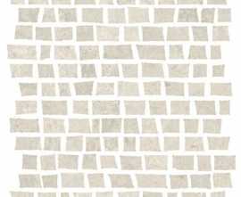 Декор Serenissima Cir 1062374 Mosaico Costruire Random Metallo Bianco 30х30
