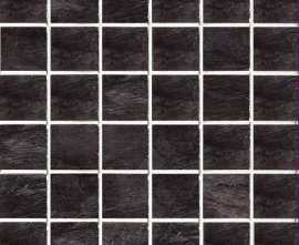 Декор Rex Ceramiche 739361 Mosaico Ardoise Noir Grip 30x30