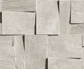 Декор Rex Ceramiche 739372 Ardoise Modulo Muretto 3d Gris 30x30