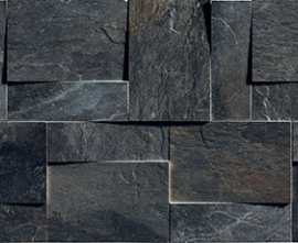 Декор Rex Ceramiche 739373 Ardoise Modulo Muretto 3d Noir 30x30