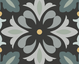 Керамогранит Ape A038627 Daisy NIGHT 15x15