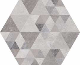 Декор VIVES Laverton Hexagono Benenden Sombra Mix 23x26.6