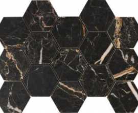 Мозаика Pamesa MALLA HEX CR. LUX ILIRIA NERO 32,5x22,5