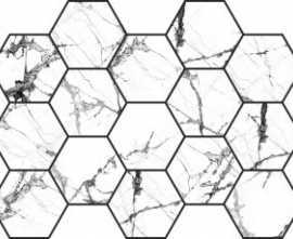 Мозаика Pamesa MALLA HEX CR LUX ICEBERG WHITE 32,5x22,5