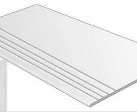 Ступень VIVES Rift-R peldano Blanco 80x80