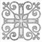 Grasaro Marble classic Snow White Вставка GT-270/t05 7х7