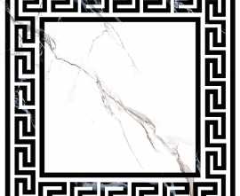 Grasaro Marble classic Snow White Декор GT-270/d01 40*40