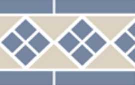 Бордюр Top Cer Border LISBON with 1 strip (Tr.16 Dots 11 Strips 11) 28х15