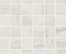 Мозаика Ascot Mosaico Gemstone White Rett чип 4.95x4.95 31.6x31.6