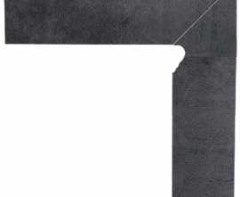 Плинтус Paradyz Bazalto Grafit Cokol 2 El. Prawy 30x8,1