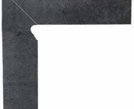 Плинтус Paradyz Bazalto Grafit Cokol 2 El. Lewy 30x8,1