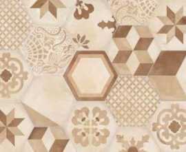 Декор Marca Corona Mix Decori Esagonо Vers. C 25х21,6
