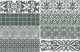 Декор Gayafores Rev. Deco Bricktrend White 8.15x33.15