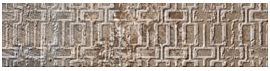 Декор Gayafores Deco Brickbold Ocre 8,15*33,15