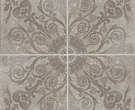 Панно Cerdomus Dynasty Rosone Lux Grey 80*80
