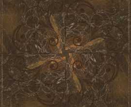 Панно Cerdomus 58130 Rosone Classic Charcoal 80x80