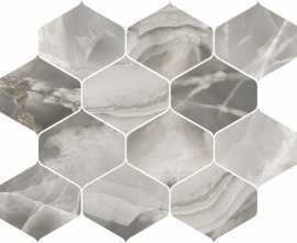 Декор Cerdomus 82053 Jade Mosaico Ninfa Ematite Levigato 27.7x35