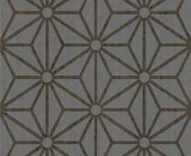 Декоративная вставка Grasaro G-142/t02 Tako Dark Brown 7*7