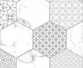 Керамогранит Eurotile HS 0008 HEXAGON STATUARIO 60x60