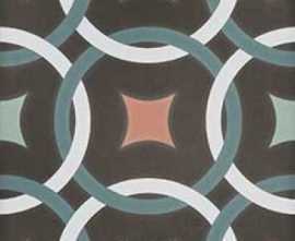 Керамогранит DNA Tiles SYNC CHAIN BLUE 15x15