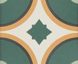 Керамогранит DNA Tiles SYNC CIRCLE GREEN 15x15
