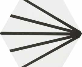 Керамогранит Bestile Meraki Line Negro Mate 19.8x22.8
