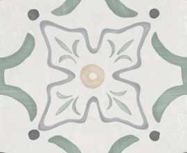 Керамогранит Harmony 3386036155 Sirocco Green Flower 9mm R10 22.3x22.3
