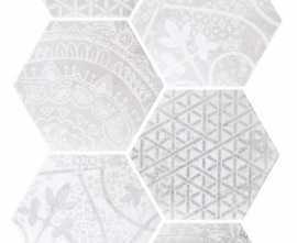 Декор Quintessenza Alchimia ARS MIX 1 BIANCO GRIGIO 26.6x23