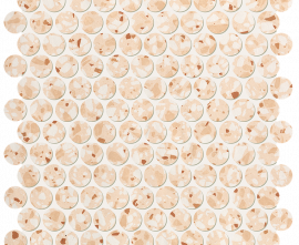 Мозаика FAP Ceramiche fRUC Glim Gemme Rosa Round Mosaico Matt 29,5х32,5