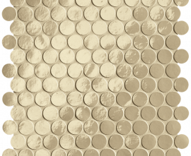 Мозаика FAP Ceramiche fROQ Glim Tortora Round Mosaico Brillante 29,5x32,5