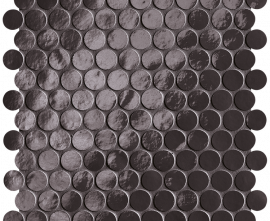 Мозаика FAP Ceramiche fROK Glim Lavagna Round Mosaico Brillante 29,5x32,5