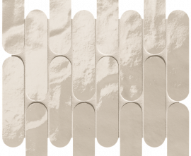 Мозаика FAP Ceramiche fRNR Glim Avorio Curve Mosaico Brillante 29x29,5