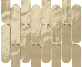 Мозаика FAP Ceramiche fRN2 Glim Tortora Curve Mosaico Brillante 29x29,5