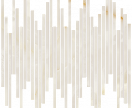 Мозаика FAP Ceramiche fRZ0 Gemme Bianco Tratti Mosaico Brillante 30x30