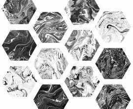 Керамогранит ITT Ceramic Ebru Shiny Hexa 23.2x26.7