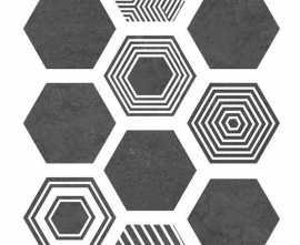 Керамогранит ITT Ceramic Pier17 Hexa Zinc 23,2x26,7