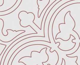 Керамогранит Keros Ceramica Alhambra Rojo 25x25