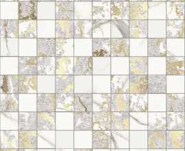 Мозаика Del Conca G3BO20MOL Mosaico Lux Calacatta HBO 20 30х30