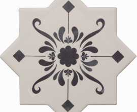 Декор Cevica Becolors Star Dec. Stencil Navy 13.25х13.25