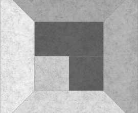 Декор ProGRES 737496 Beton Grey Deco Серый 45x45