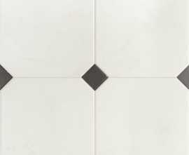 Керамогранит El Molino Betera Black-White R 58x58