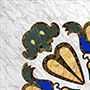 Декоративная вставка Marmocer PJD-SDPH062 62 Waterjet Border (Wings) 25x25