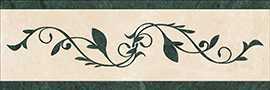Бордюр Marmocer PJD-SDPH073 73 Waterjet Border (Vines) 60х20