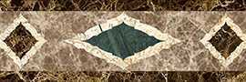 Бордюр Marmocer PJD-SDPH059 59 Waterjet Border (Byzantine Border) 60х12
