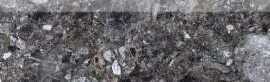 Плинтус Kerranova K-333/MR/p01 Terrazzo Dark Grey 76x600x9