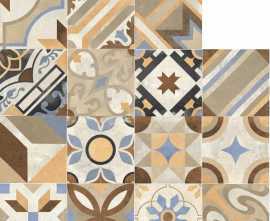 Декор Rondine Group J87772 Swing Beige Multicolor Mix 20.3x20.3