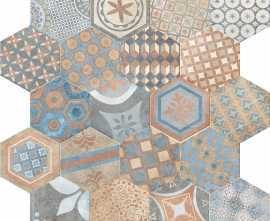 Декор CIR 15-015-9 New Orleans ESAGONA FRENCH QUARTER ROYAL STREET 24x27,7