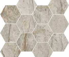 Мозаика Rondine Group J88877 CANOVA ESAGONA OXFORD GREY LAPP 35x30.3