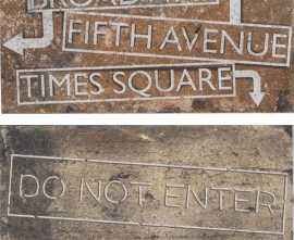 Декор CIR New York Road Signs Mix Chelsea 10x20