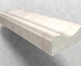 Бордюр Marmocer PJG-YXXT001-AEBS 01 Molding Diana White 120x10